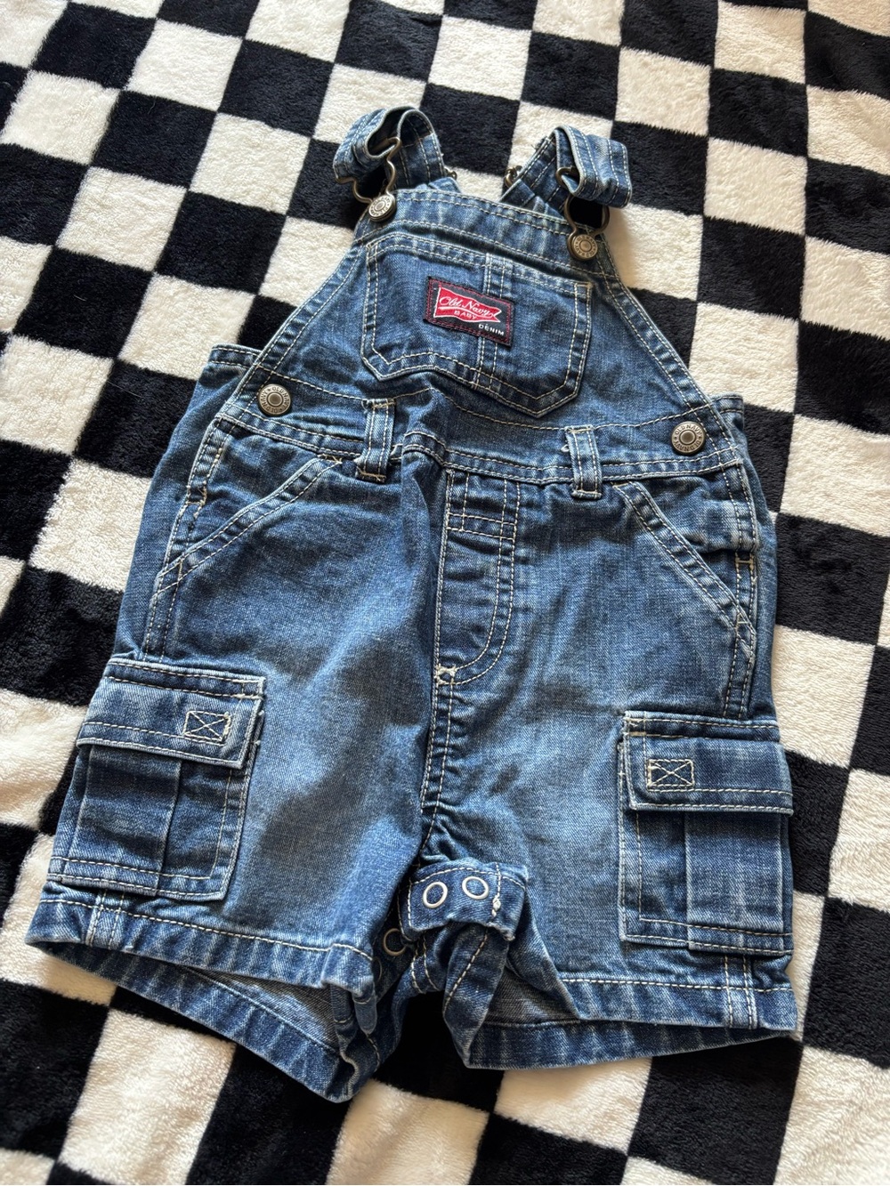 6/12 month jean old navy overalls